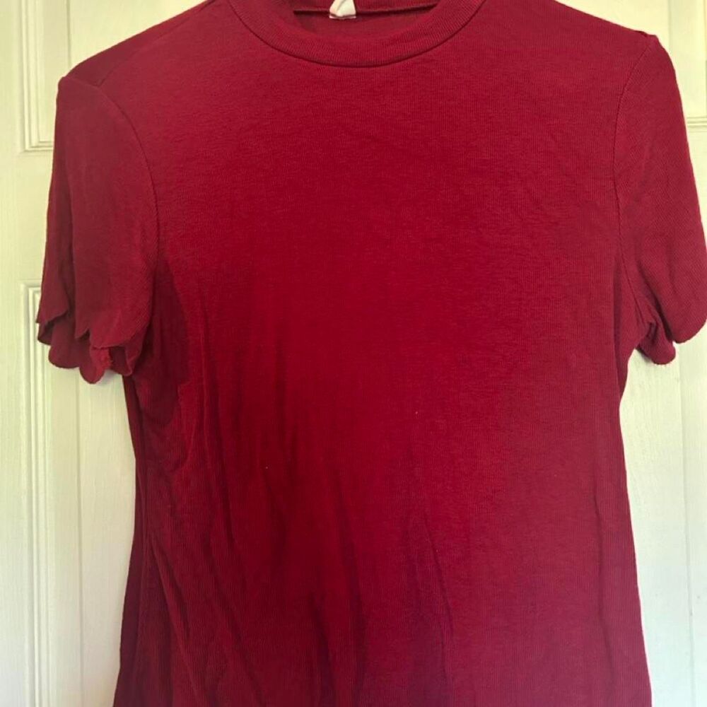 Source-unknown Women's Burgundy and Red Jumper